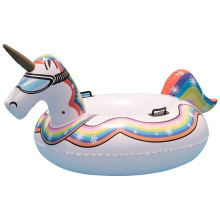 SUNGOOLE Floats Unicorn Toy Inflatable Swimming Pool Raft, Float In Style, for Adults and Kids